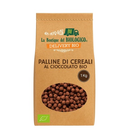 Palline di cereali al cioccolato bio 1 kg