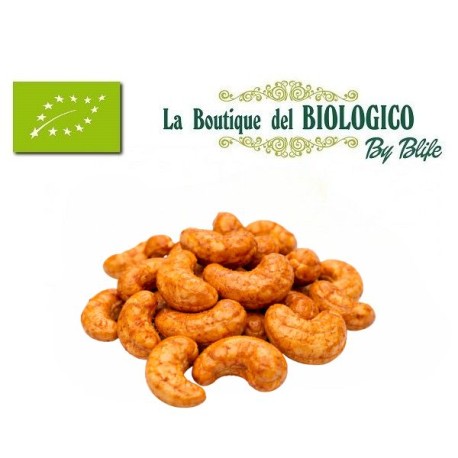 Anacardi tostati e salati bio al peperoncino 100 g (SFUSI)