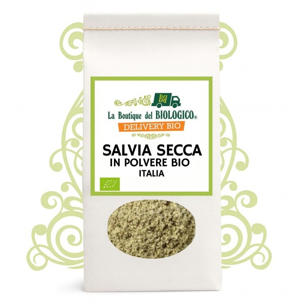 Salvia secca in polvere bio Italia 50 g