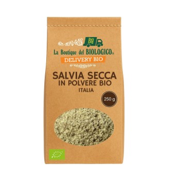 Salvia secca in polvere bio Italia 250 g