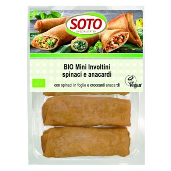 Mini involtini spinaci e anacardi bio 200 g Soto