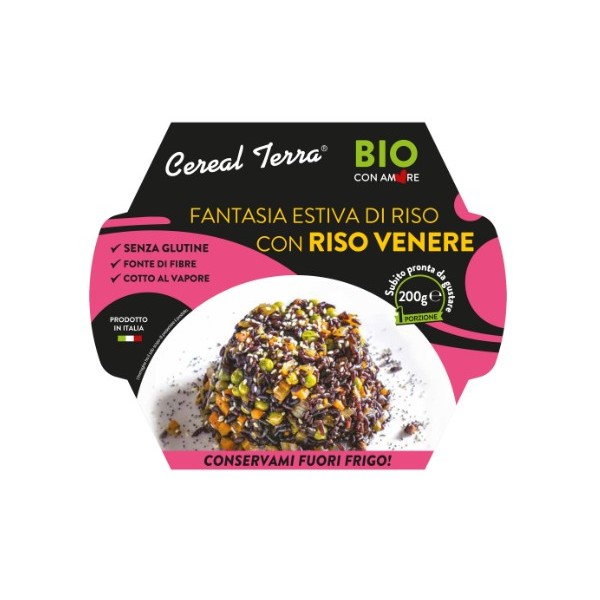 Fantasia estiva con riso venere bio 200 g Cereal Terra