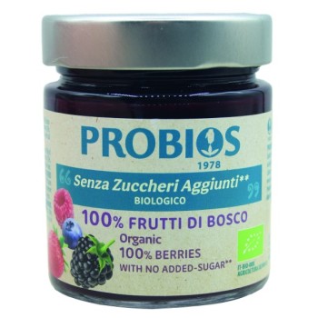 Composta 100% Frutti Di Bosco Bio Senza Zuccheri Aggiunti 215 g Probios