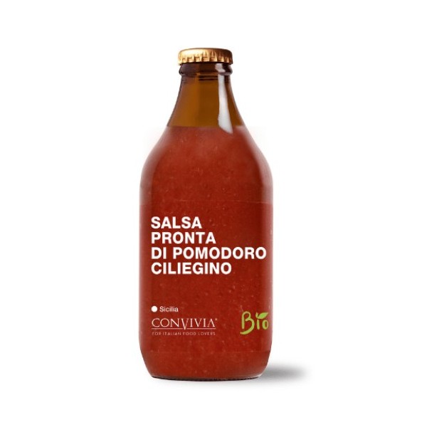 Salsa pronta di pomodoro ciliegino bio 330 g Convivia