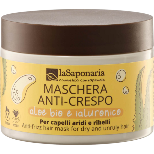 Maschera capelli anti-crespo 200 ml La saponaria