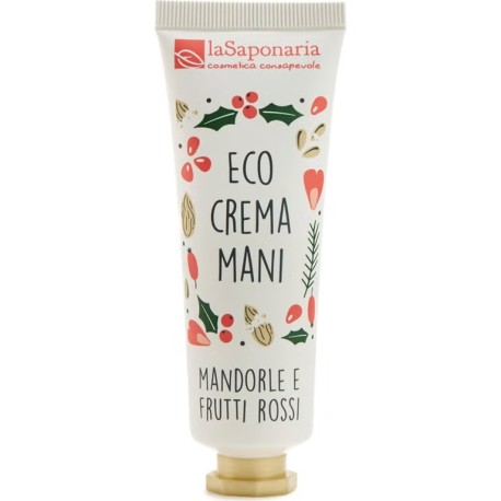 Crema mani mandorle e frutti rossi 40 ml La Saponaria