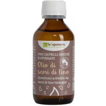Olio di semi di lino bio 100 ml La saponaria