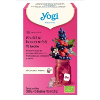 Infuso freddo ai frutti di bosco bio Yogi Tea 30 g