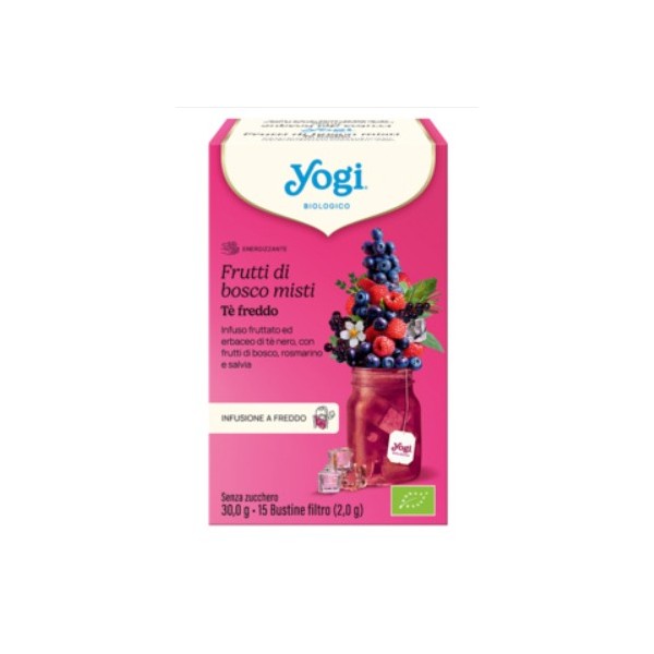 Infuso freddo ai frutti di bosco bio Yogi Tea 30 g