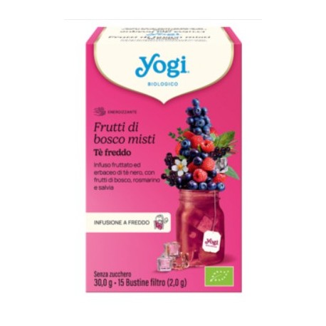 Infuso freddo ai frutti di bosco bio Yogi Tea 30 g