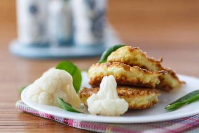 Rosti di cavolfiore verde